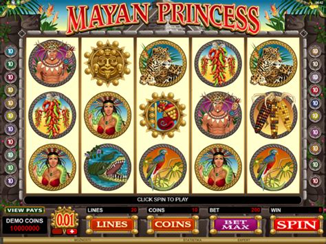 Ігровий автомат Mayan Princess  Принцеса Майя грати безкоштовно